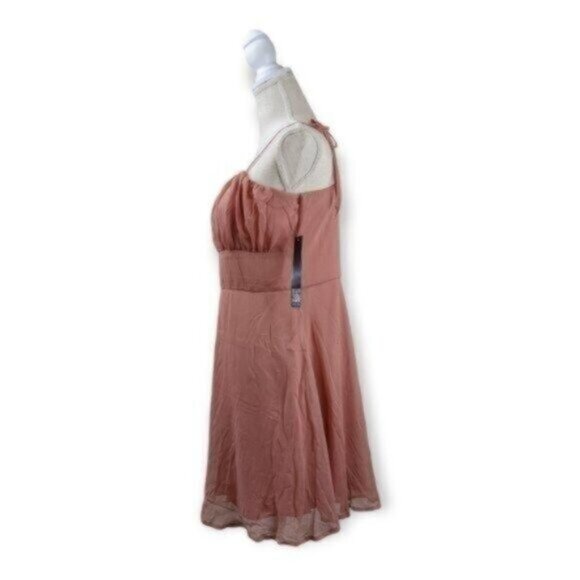 Trixxi Pink Blush Peach Mini Dress Size Large Women - Picture 3 of 8